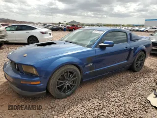 2007 Ford Mustang GT Deluxe with VIN 1ZVFT82H175214802, listed as a Copart auction lot 50828905 with 116,243 mi miles and Salvage Title. Bid and sale history available at carsss.com. Image 1.