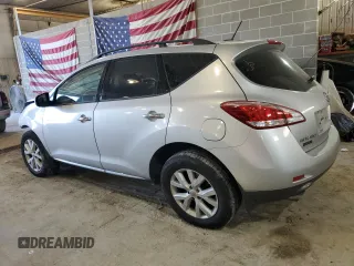 2012 Nissan Murano SL with VIN JN8AZ1MW8CW222077, listed as a Copart auction lot 58301444 with 0 mi miles and Salvage Title. Bid and sale history available at carsss.com. Image 2.