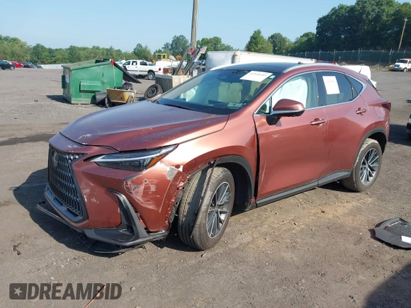 2025 Lexus NX 350h Luxury with VIN 2T2HKCEZ6SC041792, listed as a IAAI auction lot 42568589 with 13,469 mi miles and . Bid and sale history available at DreamBid. Image 17.