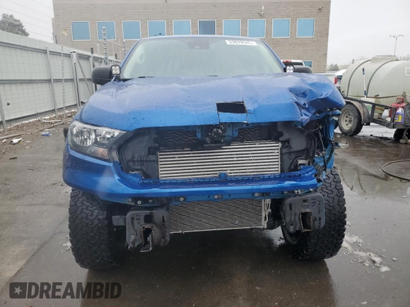 2019 Ford Ranger XL with VIN 1FTER4FH6KLA55523, listed as a Copart auction lot 53839545 with 16,847 mi miles and Salvage Title. Bid and sale history available at carsss.com. Image 5.