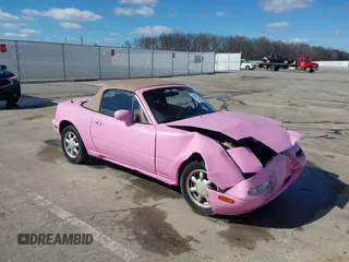 1993 Mazda MX-5 Miata with VIN JM1NA3519P1418681, listed as a IAAI auction lot 41741615 with 115,379 mi miles and . Bid and sale history available at DreamBid. Image 1.