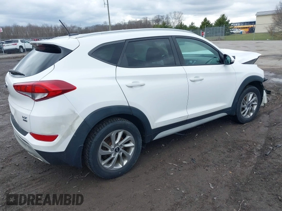 2017 Hyundai Tucson Sport with VIN KM8J3CA26HU371869, listed as a IAAI auction lot 41928173 with 83,885 mi miles and . Bid and sale history available at DreamBid. Image 4.