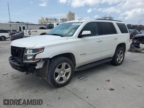2016 Chevrolet Tahoe LT with VIN 1GNSCBKC5GR418148, listed as a Copart auction lot 60049615 with 211,105 mi miles and Salvage title. Bid and sale history available at DreamBid. Image 1.