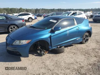 2014 Honda CR-Z EX with VIN JHMZF1D65ES003206, listed as a Copart auction lot 47300925 with 124,261 mi miles and Salvage Title. Bid and sale history available at carsss.com. Image 1.