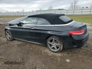 2017 Mercedes-Benz C 300 with VIN WDDWK4JB0HF498145, listed as a Copart auction lot 46093645 with 64,991 mi miles and Salvage Title. Bid and sale history available at DreamBid. Image 2.