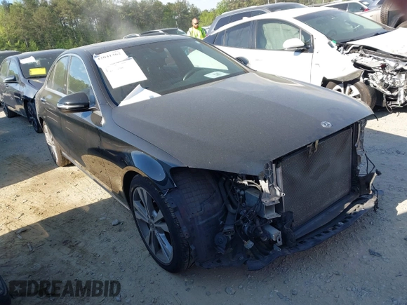 2018 Mercedes-Benz C 300 with VIN 55SWF4JB0JU235841, listed as a IAAI auction lot 42041362 with 51,010 mi miles and . Bid and sale history available at carsss.com. Image 1.