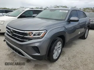 2023 Volkswagen Atlas SE z VIN 1V2WC2CA4PC213980, wystawiony jako Copart lot #75603204 z przebiegiem 8 982 mil mil oraz Nie do naprawy • Non repairable. Historia ofert i sprzedaży dostępna na DreamBid. Obrazek 1.
