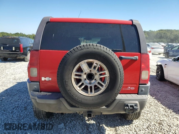 2006 Hummer H3 with VIN 5GTDN136868106238, listed as a Copart auction lot 76580904 with 210,417 mi miles and Clean Title. Bid and sale history available at carsss.com. Image 6.