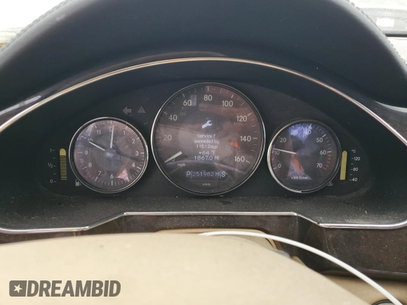 2006 Mercedes-Benz CLS-Class with VIN WDDDJ75X26A064448, listed as a Copart auction lot 52798345 with 251,982 mi miles and Salvage Title. Bid and sale history available at carsss.com. Image 9.
