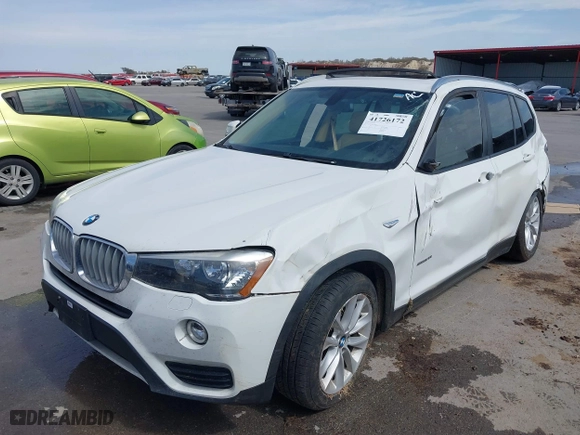 2017 BMW X3 sDrive28i with VIN 5UXWZ7C30H0V94646, listed as a IAAI auction lot 41726172 with 97,059 mi miles. Bid and sale history available at carsss.com. Image 17.