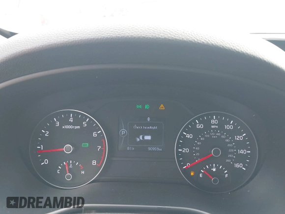 2017 Kia Sportage EX with VIN KNDPN3AC3H7285581, listed as a IAAI auction lot 42366792 with 90,959 mi miles and . Bid and sale history available at DreamBid. Image 7.