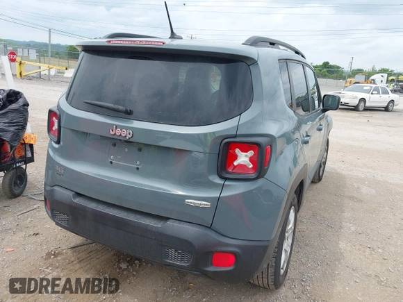 2017 Jeep Renegade Latitude z VIN ZACCJABB4HPF52900, wystawiony jako IAAI lot #42240340 z przebiegiem 110 658 mil mil oraz . Historia ofert i sprzedaży dostępna na DreamBid. Obrazek 4.