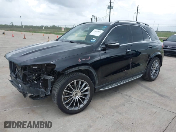 2021 Mercedes-Benz GLE 350 z VIN 4JGFB4JB4MA379074, wystawiony jako IAAI lot #41892935 z przebiegiem 78 465 mil mil oraz . Historia ofert i sprzedaży dostępna na DreamBid. Obrazek 2.