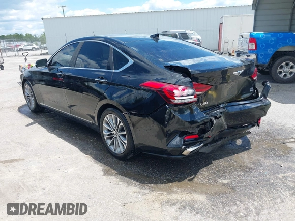2017 Genesis G80 3.8L with VIN KMHGN4JEXHU180122, listed as a IAAI auction lot 42297360 with 60,302 mi miles and . Bid and sale history available at DreamBid. Image 3.