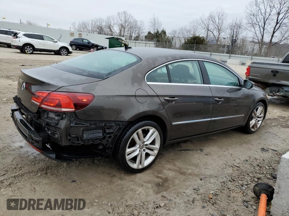 2013 Volkswagen CC Lux with VIN WVWRN7AN6DE523382, listed as a Copart auction lot 87489344 with 128,208 mi miles and Non repairable. Bid and sale history available at DreamBid. Image 3.