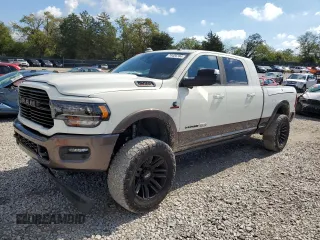 2021 Ram 2500 Longhorn with VIN 3C6UR5PL4MG520294, listed as a Copart auction lot 74426784 with 19,282 mi miles and Salvage title. Bid and sale history available at DreamBid. Image 1.