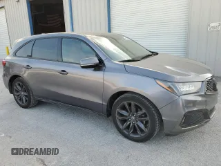 2019 Acura MDX Technology with VIN 5J8YD4H09KL000052, listed as a Copart auction lot 51593225 with 64,457 mi miles and Salvage title. Bid and sale history available at DreamBid. Image 4.