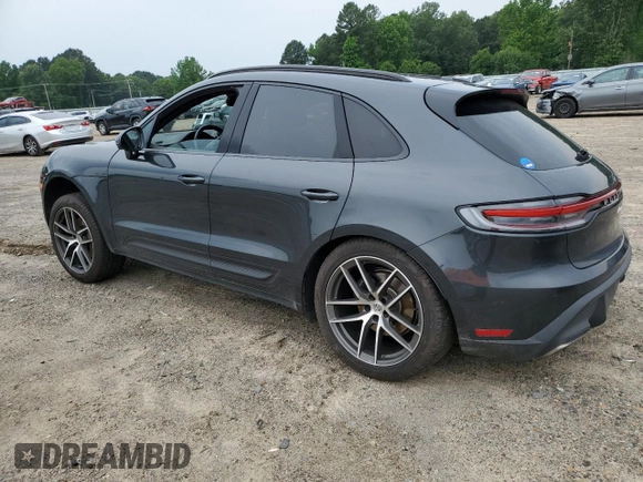 2024 Porsche Macan with VIN WP1AA2A54RLB14018, listed as a Copart auction lot 57595635 with 19,722 mi miles and Salvage title. Bid and sale history available at DreamBid. Image 2.
