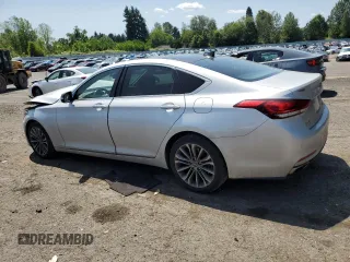 2017 Genesis G80 3.8L with VIN KMHGN4JE0HU172286, listed as a Copart auction lot 58486865 with 83,202 mi miles and Clean title. Bid and sale history available at DreamBid. Image 2.