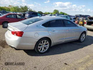 2018 Chevrolet Impala Premier with VIN 1G1125S32JU128469, listed as a Copart auction lot 56019745 with 147,866 mi miles and Salvage Title. Bid and sale history available at DreamBid. Image 3.
