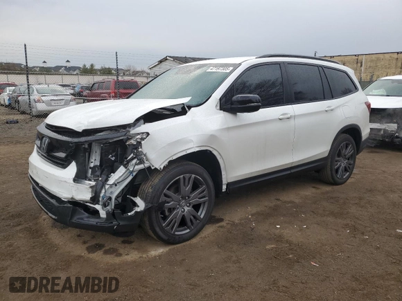 2022 Honda Pilot Sport with VIN 5FNYF6H32NB092272, listed as a Copart auction lot 47197305 with 20,770 mi miles and Salvage Title. Bid and sale history available at DreamBid. Image 1.
