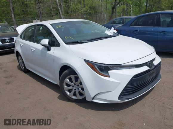 2024 Toyota Corolla LE with VIN 5YFB4MDE7RP111836, listed as a IAAI auction lot 42093539 with 24,799 mi miles. Bid and sale history available at carsss.com. Image 1.