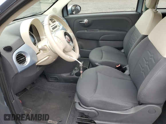 2015 FIAT 500 Pop with VIN 3C3CFFAR9FT555959, listed as a Copart auction lot 52739165 with 91,867 mi miles and Clean Title. Bid and sale history available at carsss.com. Image 7.