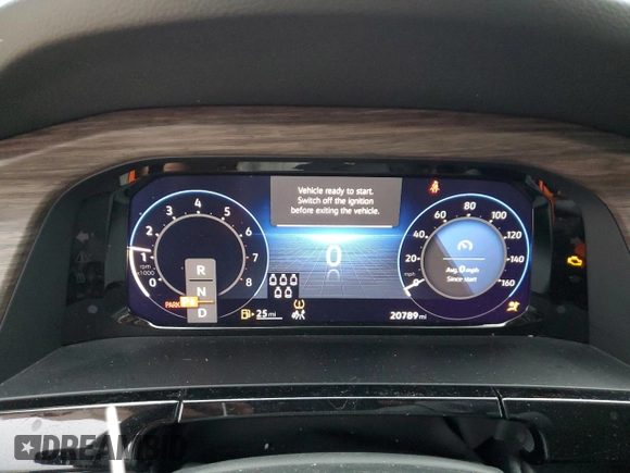2024 Volkswagen Atlas SEL with VIN 1V2BR2CA8RC539703, listed as a Copart auction lot 45461855 with 20,789 mi miles and Salvage title. Bid and sale history available at DreamBid. Image 9.