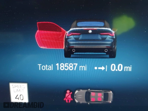 2024 BMW 4 Series 430i с VIN WBA23AT05RCP03975, выставлен на аукционе IAAI как лот 42488080 с пробегом 18 587 миль миль и . История ставок и продаж доступна на DreamBid. Изображение 15.