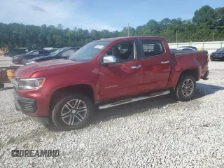 2021 Chevrolet Colorado 2WD Work Truck with VIN 1GCGSBEN1M1111410, listed as a Copart auction lot 59946025 with 77,753 mi miles and Salvage title. Bid and sale history available at DreamBid. Image 1.
