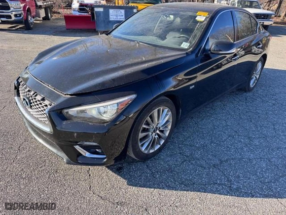 2020 Infiniti Q50 3.0t LUXE with VIN JN1EV7AR3LM250250, listed as a Copart auction lot 88320495 with 91,334 mi miles and Clean Title. Bid and sale history available at carsss.com. Image 2.