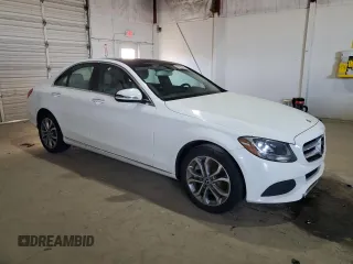 2017 Mercedes-Benz C 300 with VIN 55SWF4KB2HU231119, listed as a Copart auction lot 50199945 with 135,564 mi miles and Clean Title. Bid and sale history available at carsss.com. Image 4.