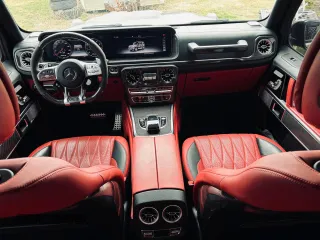2020 Mercedes-Benz G 63 AMG with VIN WDCYC7HJ0LX335684, listed as a Copart auction lot 44606235 with 8,807 mi miles and Salvage title. Bid and sale history available at DreamBid. Image 9.