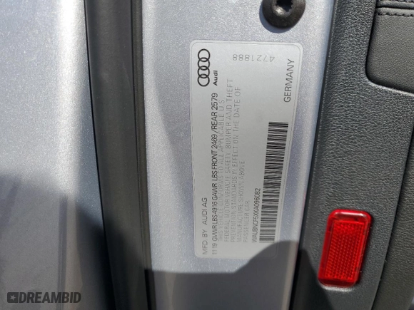 2019 Audi A5 Sportback Premium Plus with VIN WAUBNCF5XKA096082, listed as a Copart auction lot 73311724 with NaN miles and Salvage Title. Bid and sale history available at carsss.com. Image 13.