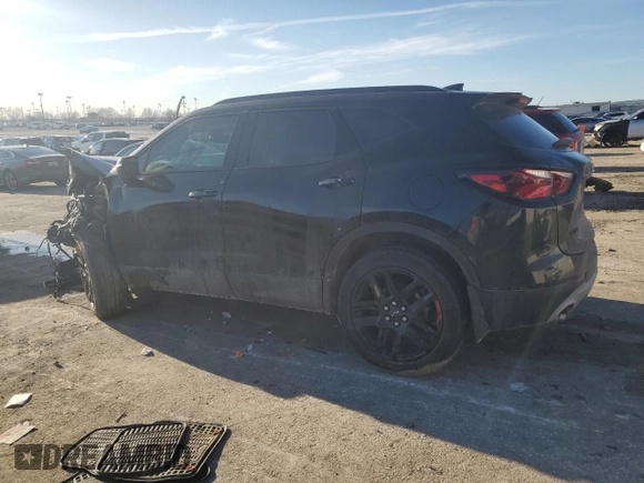 2021 Chevrolet Blazer LT with VIN 3GNKBDR45MS533533, listed as a Copart auction lot 46600745 with 131,778 mi miles and Salvage title. Bid and sale history available at DreamBid. Image 2.
