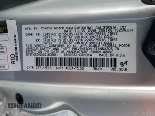 2006 Toyota Tacoma PreRunner with VIN 5TETX62N26Z183981, listed as a Copart auction lot 68654024 with 263,470 mi miles and Clean title. Bid and sale history available at DreamBid. Image 12.