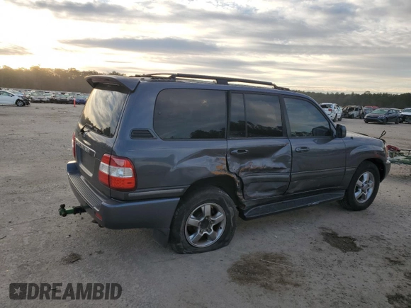 2006 Toyota Land Cruiser z VIN JTEHT05J962083786, wystawiony jako Copart lot #84696924 z przebiegiem 210 483 mil mil oraz Szkoda całkowita • Salvage title. Historia ofert i sprzedaży dostępna na DreamBid. Obrazek 3.