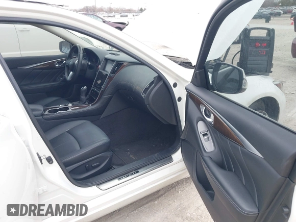 2019 Infiniti Q50 Luxe with VIN JN1EV7AP5KM512511, listed as a IAAI auction lot 42039355 with Not provided miles and . Bid and sale history available at DreamBid. Image 5.
