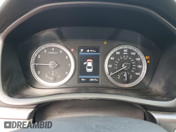 2018 Hyundai Sonata Sport with VIN 5NPE34AF1JH659488, listed as a Copart auction lot 63916064 with 28,417 mi miles and Salvage Title. Bid and sale history available at carsss.com. Image 9.