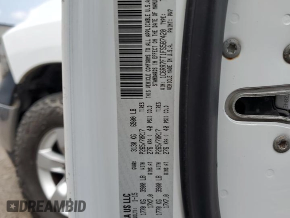 2015 Ram 1500 Express z VIN 1C6RR7FT1FS587420, wystawiony jako Copart lot #55460875 z przebiegiem 241 481 mil mil oraz Szkoda całkowita • Salvage title. Historia ofert i sprzedaży dostępna na DreamBid. Obrazek 13.