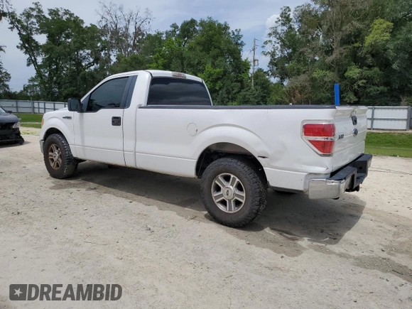 2009 Ford F-150 XL with VIN 1FTRF12W89KB56933, listed as a Copart auction lot 61101415 with 189,462 mi miles and Salvage title. Bid and sale history available at DreamBid. Image 2.