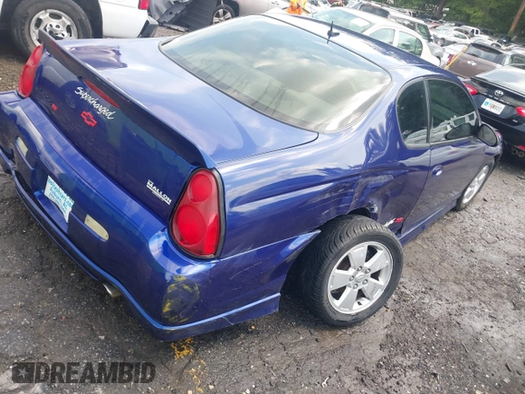 2005 Chevrolet Monte Carlo SS Supercharged z VIN 2G1WZ121259207846, wystawiony jako IAAI lot #39557636 z przebiegiem 192 811 mil mil oraz . Historia ofert i sprzedaży dostępna na DreamBid. Obrazek 4.