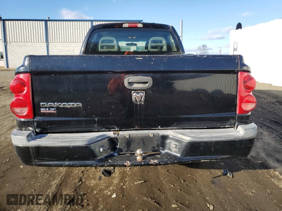 2005 Dodge Dakota SLT with VIN 1D7HE48KX5S183054, listed as a Copart auction lot 88529005 with 245,729 mi miles and Salvage Title. Bid and sale history available at DreamBid. Image 6.