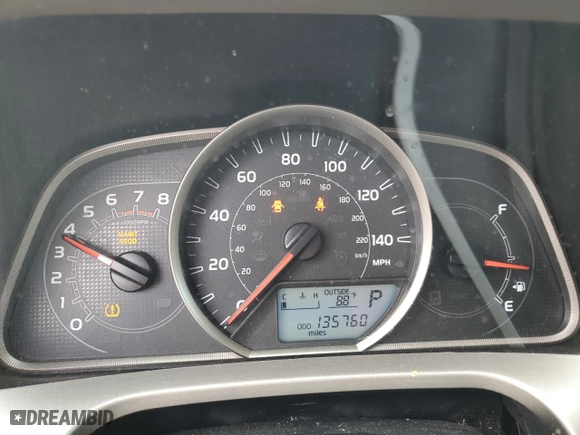 2014 Toyota RAV4 LE with VIN 2T3ZFREV9EW111955, listed as a Copart auction lot 49132975 with 135,760 mi miles and Salvage Title. Bid and sale history available at carsss.com. Image 9.