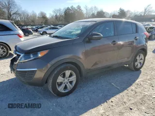 2013 Kia Sportage LX with VIN KNDPB3A2XD7517605, listed as a Copart auction lot 47140075 with 51,101 mi miles and Salvage Title. Bid and sale history available at carsss.com. Image 1.