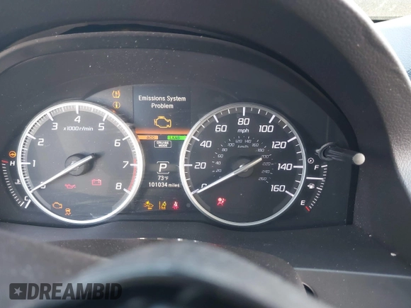 2016 Acura RDX Advance Pkg with VIN 5J8TB4H76GL007688, listed as a IAAI auction lot 41749238 with 101,034 mi miles. Bid and sale history available at carsss.com. Image 15.