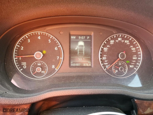 2013 Volkswagen Passat SEL Premium with VIN 1VWCH7A30DC044539, listed as a Copart auction lot 51915355 with 160,487 mi miles and Salvage Title. Bid and sale history available at carsss.com. Image 9.