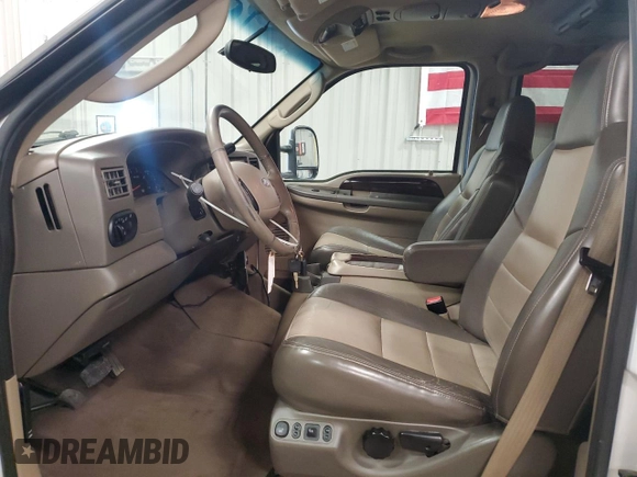 2003 Ford Excursion с VIN 1FMSU45F83EA56921, выставлен на аукционе Copart как лот 49847395 с пробегом 264 040 миль миль и Чистый • Clean title. История ставок и продаж доступна на DreamBid. Изображение 7.