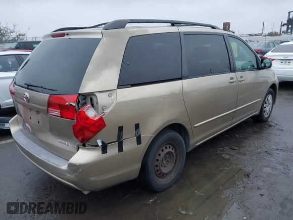 2005 Toyota Sienna CE with VIN 5TDZA23CX5S376540, listed as a IAAI auction lot 41840398 with 180,285 mi miles. Bid and sale history available at carsss.com. Image 4.