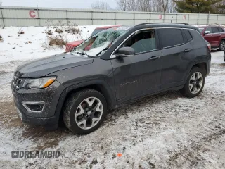 2018 Jeep Compass Limited with VIN 3C4NJDCB2JT432973, listed as a Copart auction lot 42566705 with 0 mi miles and Salvage Title. Bid and sale history available at carsss.com. Image 1.
